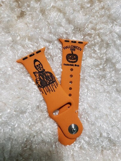 Michael Myers Halloween Watch Band| Personalized Halloween Band| Halloween Silicone Band| Halloween Movike