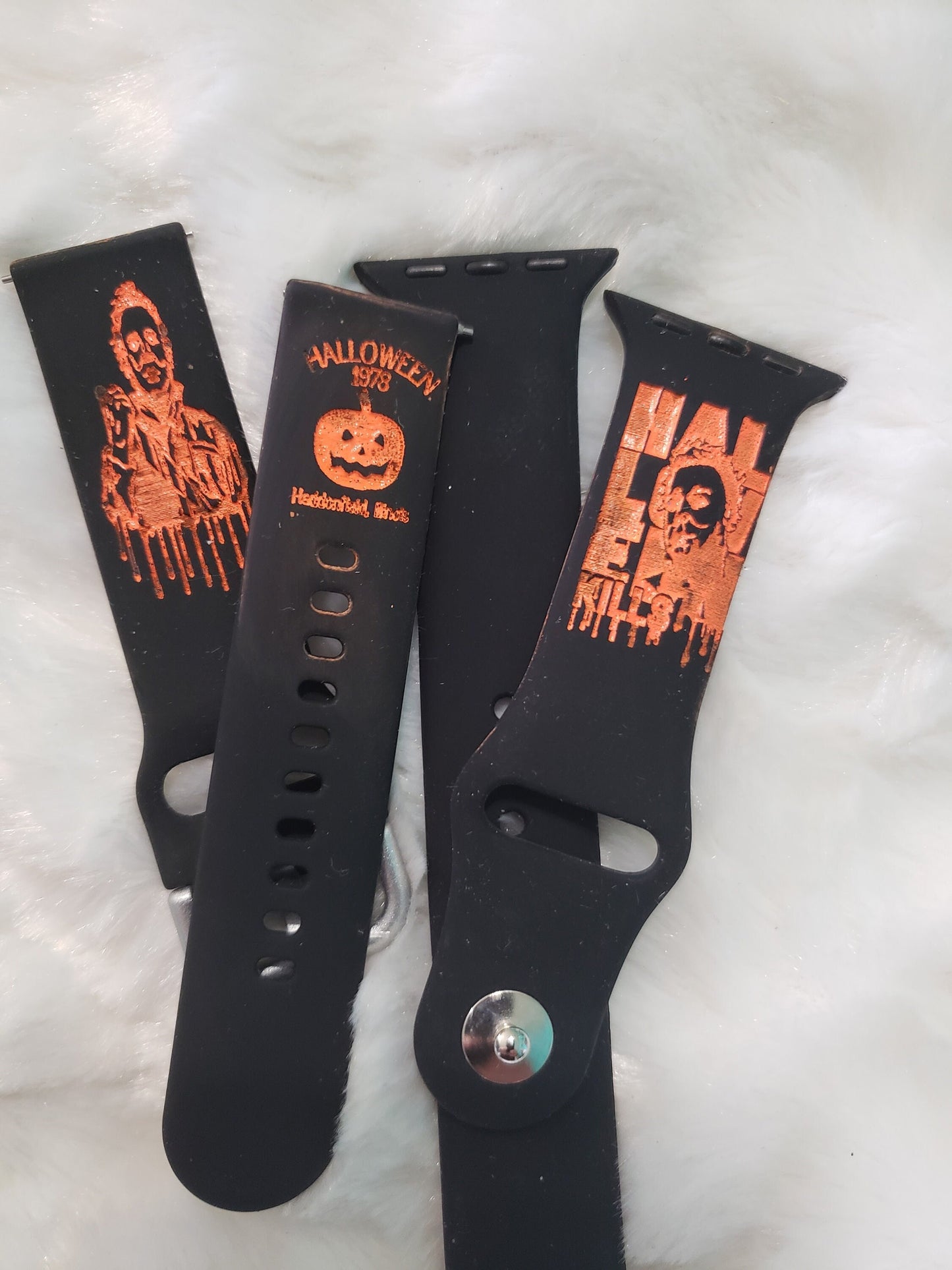 Michael Myers Halloween Watch Band| Personalized Halloween Band| Halloween Silicone Band| Halloween Movike