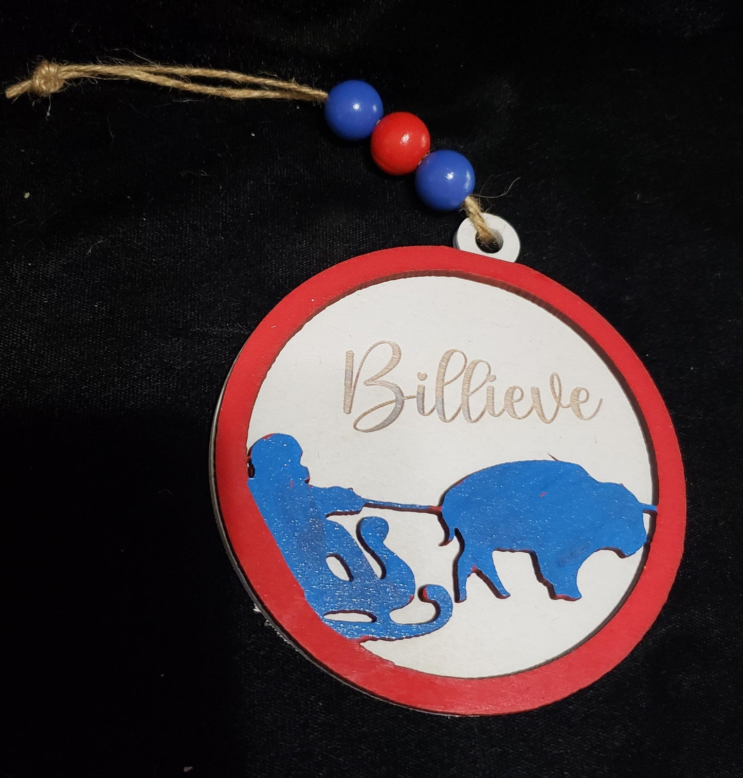 BILL-ieve Ornament| Bills Ormamenr| NFL Ornament| Gift for Him| Gify for Her