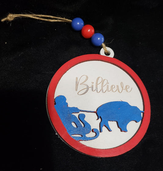 BILL-ieve Ornament| Bills Ormamenr| NFL Ornament| Gift for Him| Gify for Her