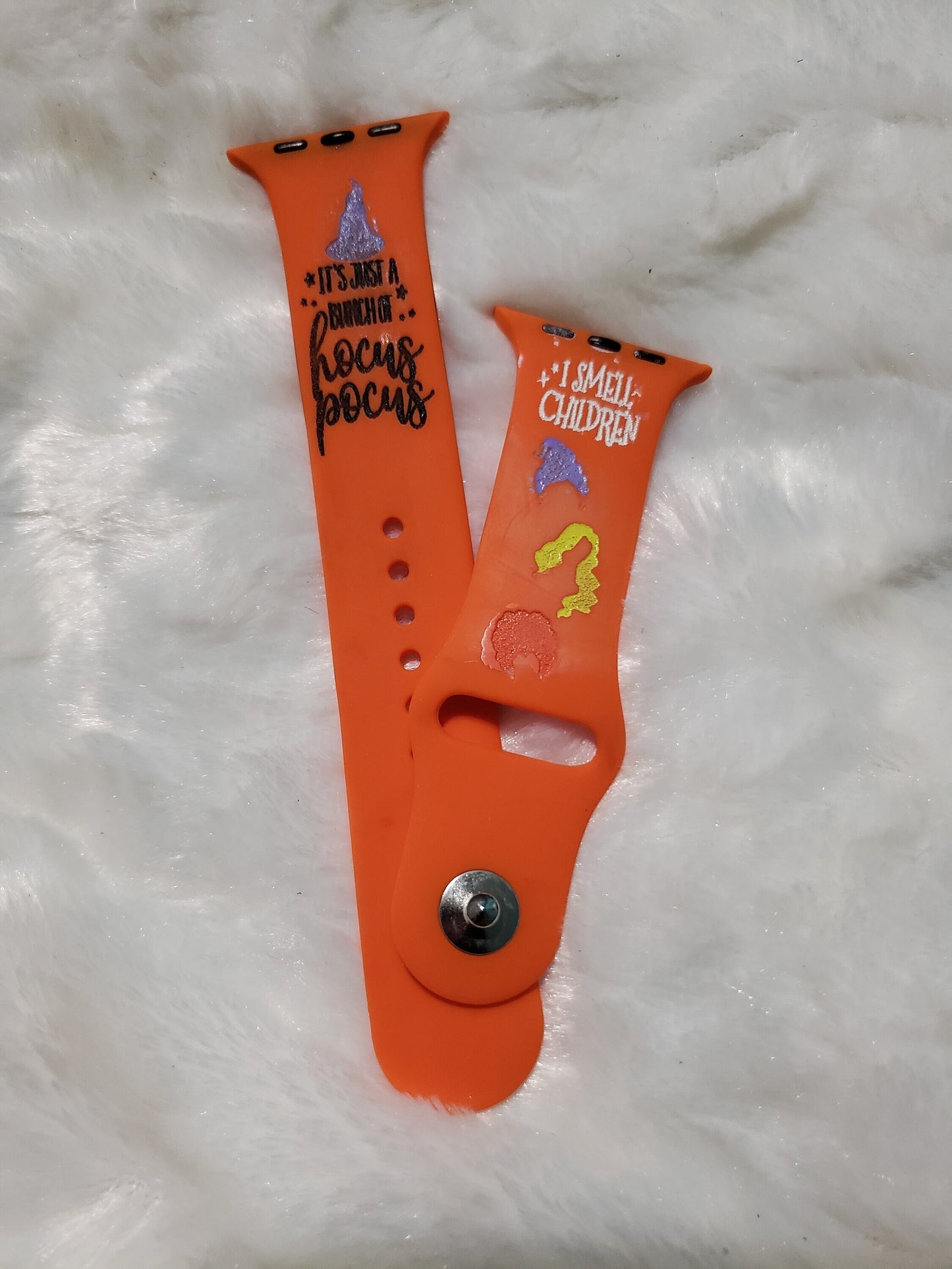 Witches Watch Band| Halloween Sisters Watch Band| Personalized Halloween Band| Halloween Silicone Band