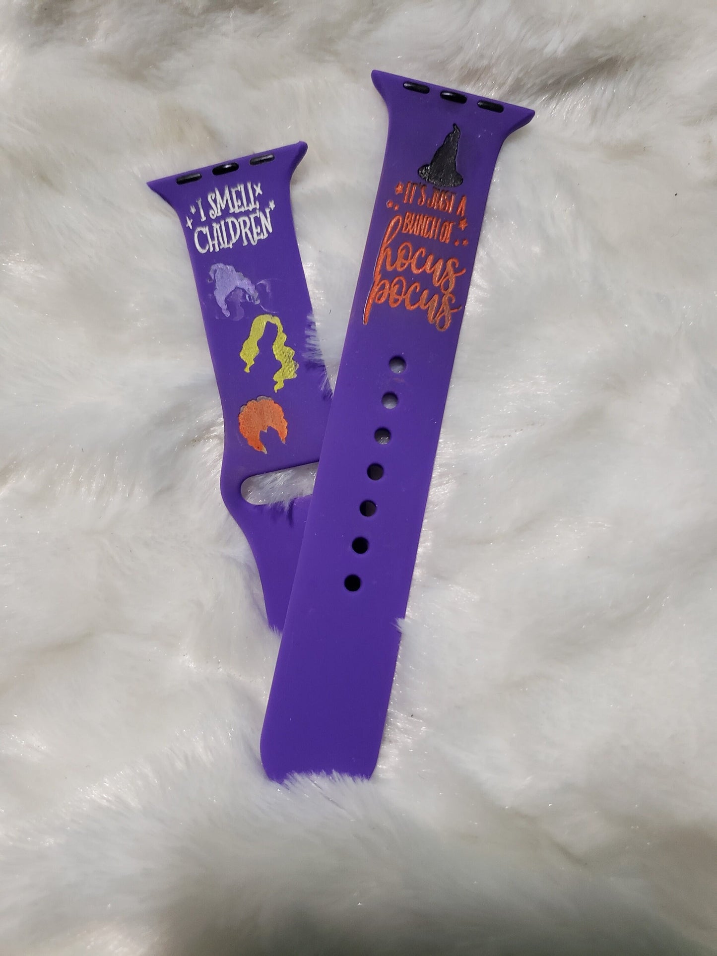 Witches Watch Band| Halloween Sisters Watch Band| Personalized Halloween Band| Halloween Silicone Band